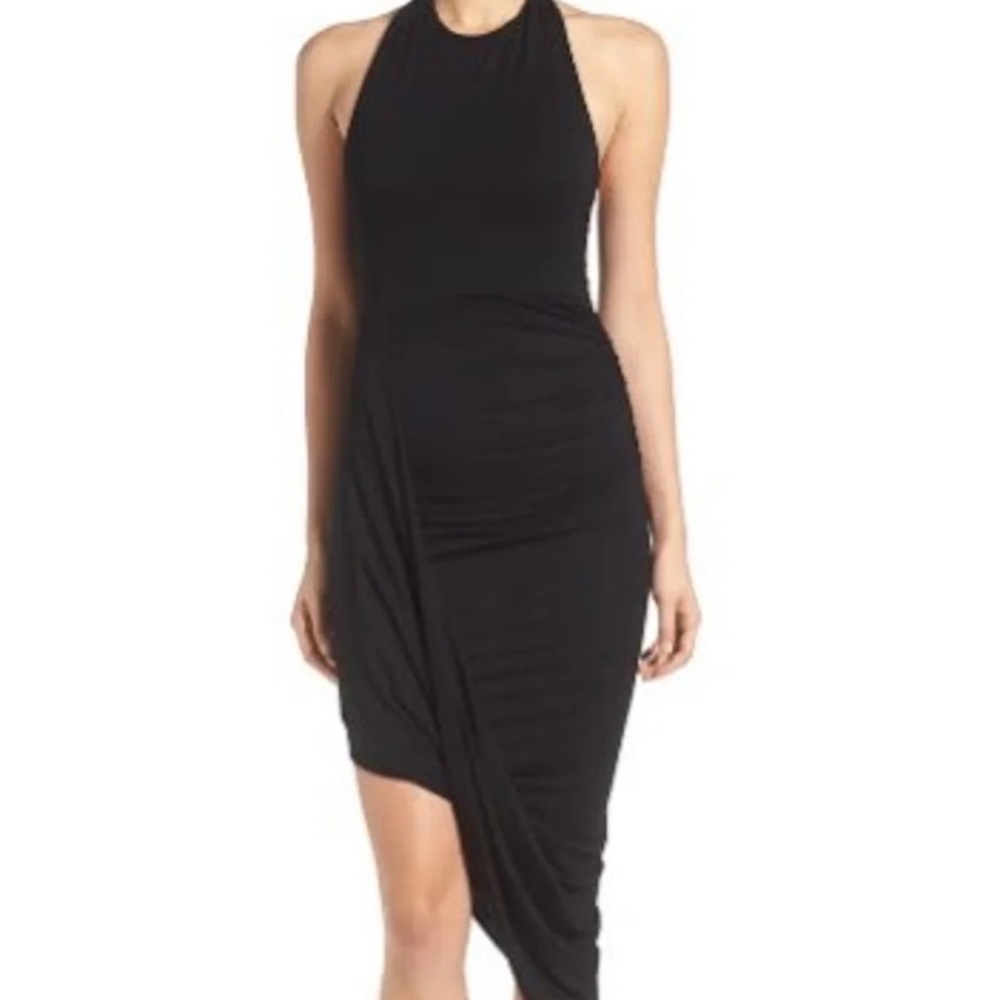 ASTR Ruched Side Halter Midi Dress NWT, size XS - Picture 7 of 8